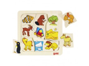 obrázek Puzzle kde žiju?