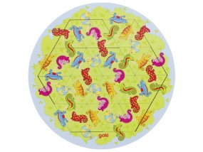 obrázek Kulaté puzzle - Chameleoni